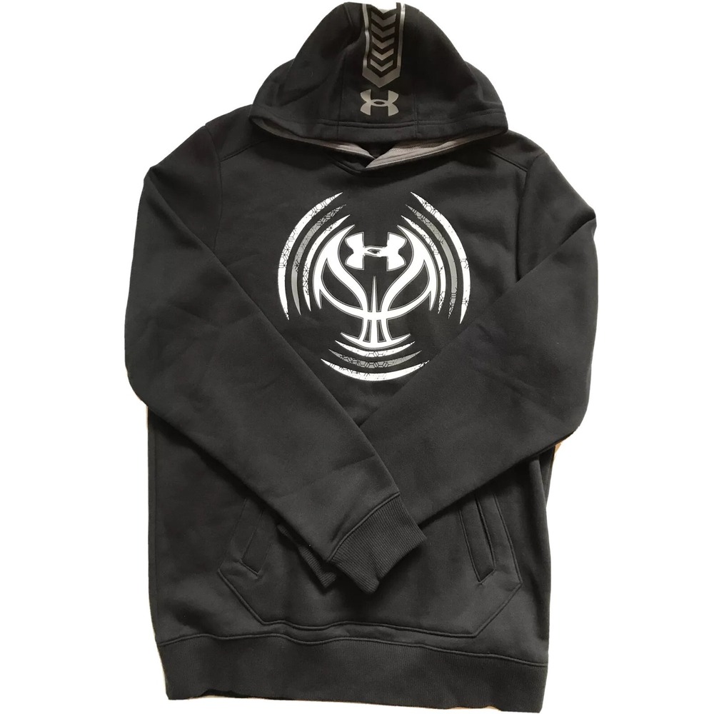 UNDER ARMOUR MEN'S UA BASKETBALL ICON HOODIE SWEATSHIRT COLDGEAR SIZE M